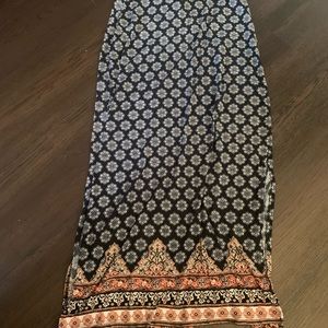 🔥 3/40 No Comment Plus Boho Hippie Maxi Skirt